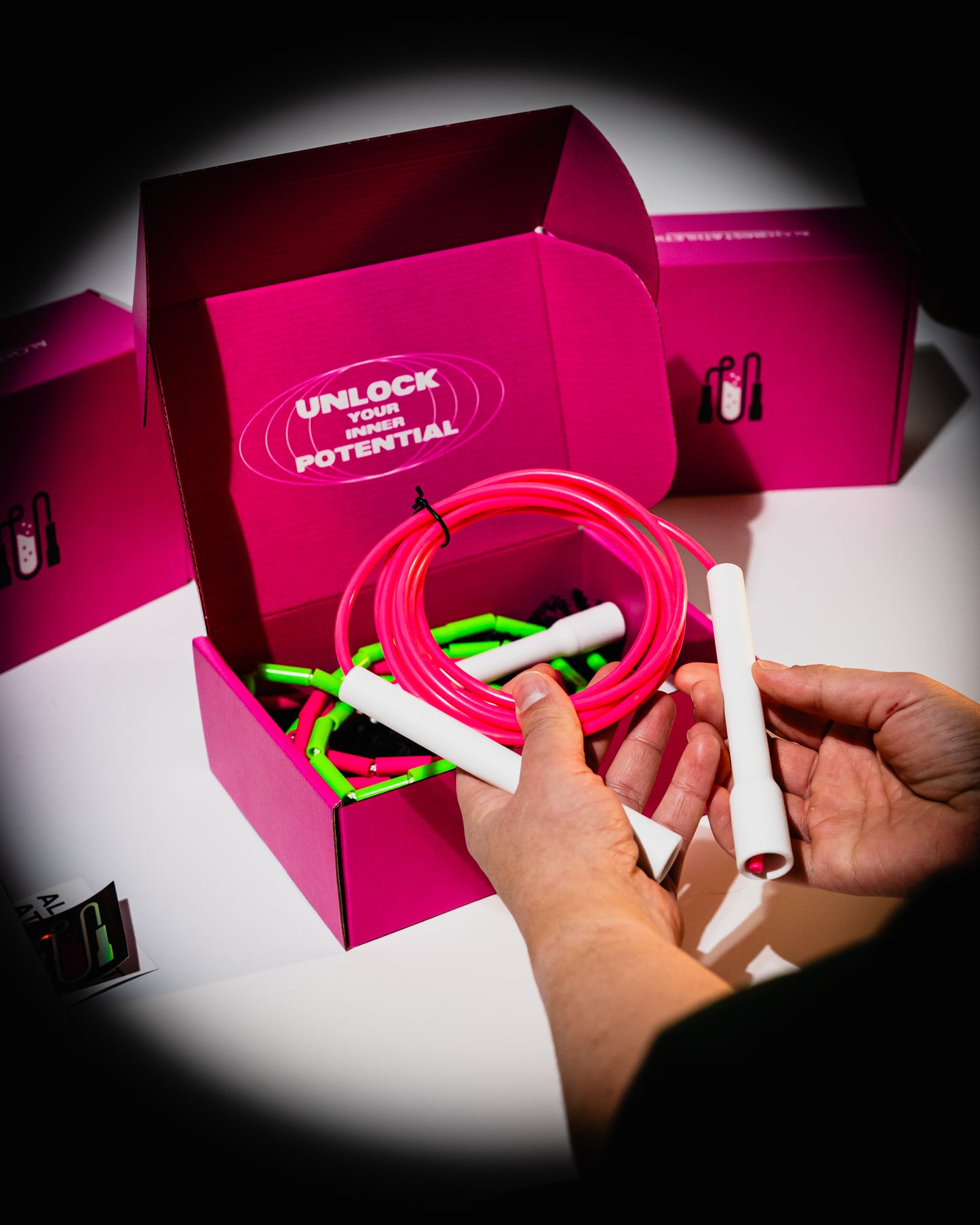 LIMITED EDITION (1 OF 50) | Pink V-15 Jump Rope Bundle