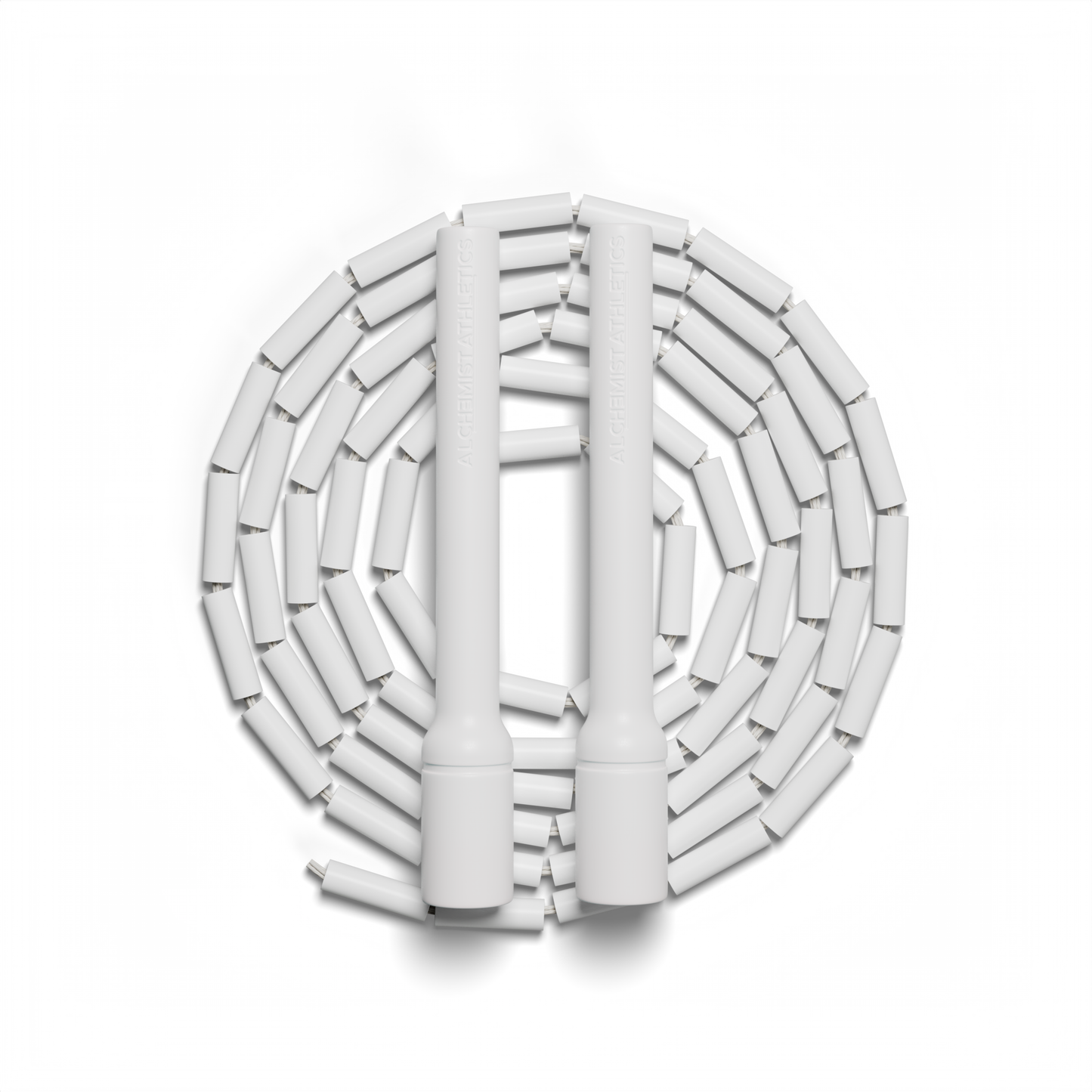 Frost White Beaded Jump Rope