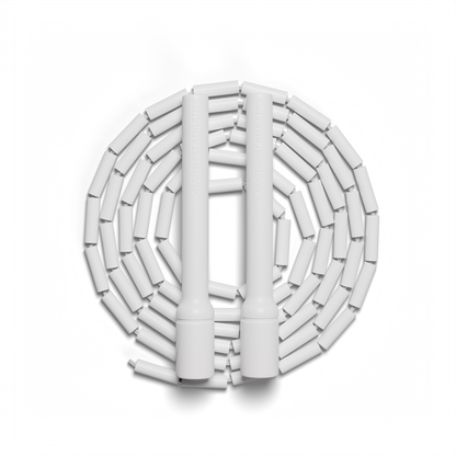 Frost White Beaded Jump Rope