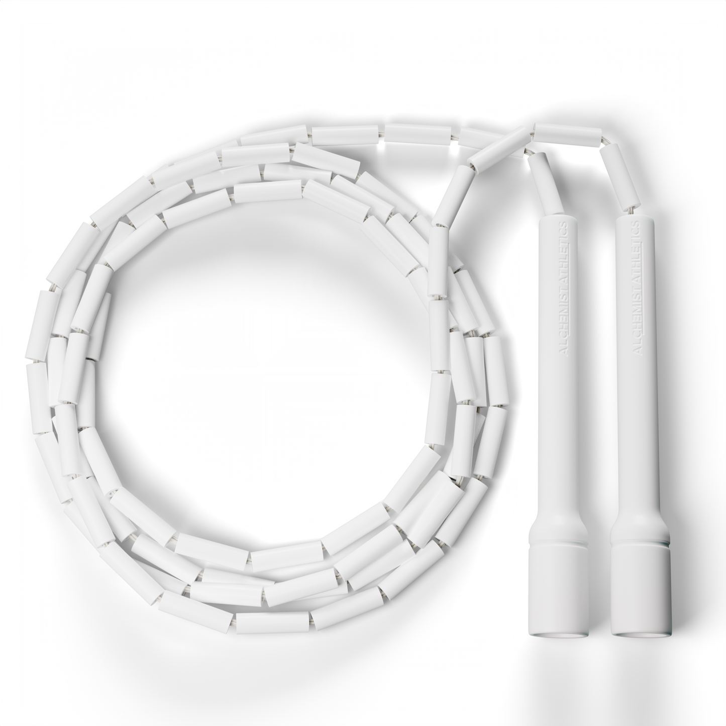 Frost White Beaded Jump Rope