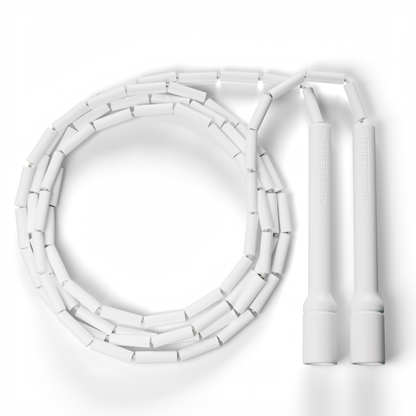 Frost White Beaded Jump Rope